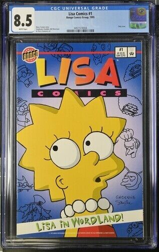 Lisa comics #1 cgc 8.5