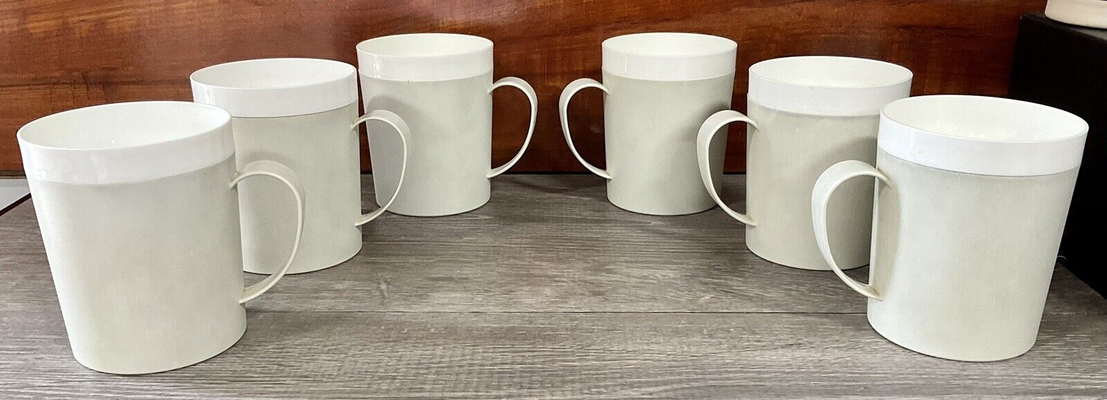 Set of 6 Vintage 1960\'s David Douglas Designer Collection Accalac Cups Mugs 8 oz