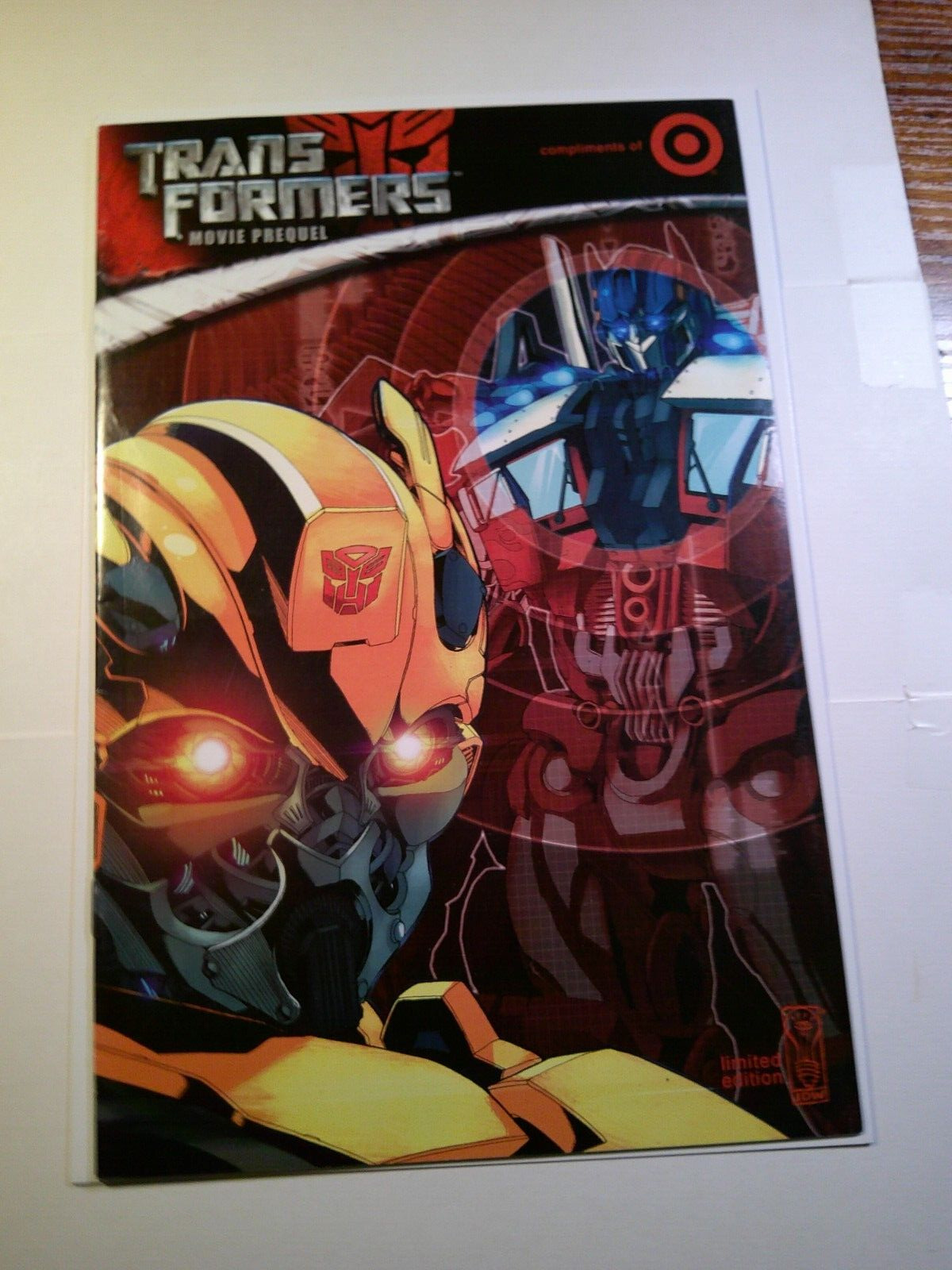Transformers Movie Prequel, Target Giveaway, VF