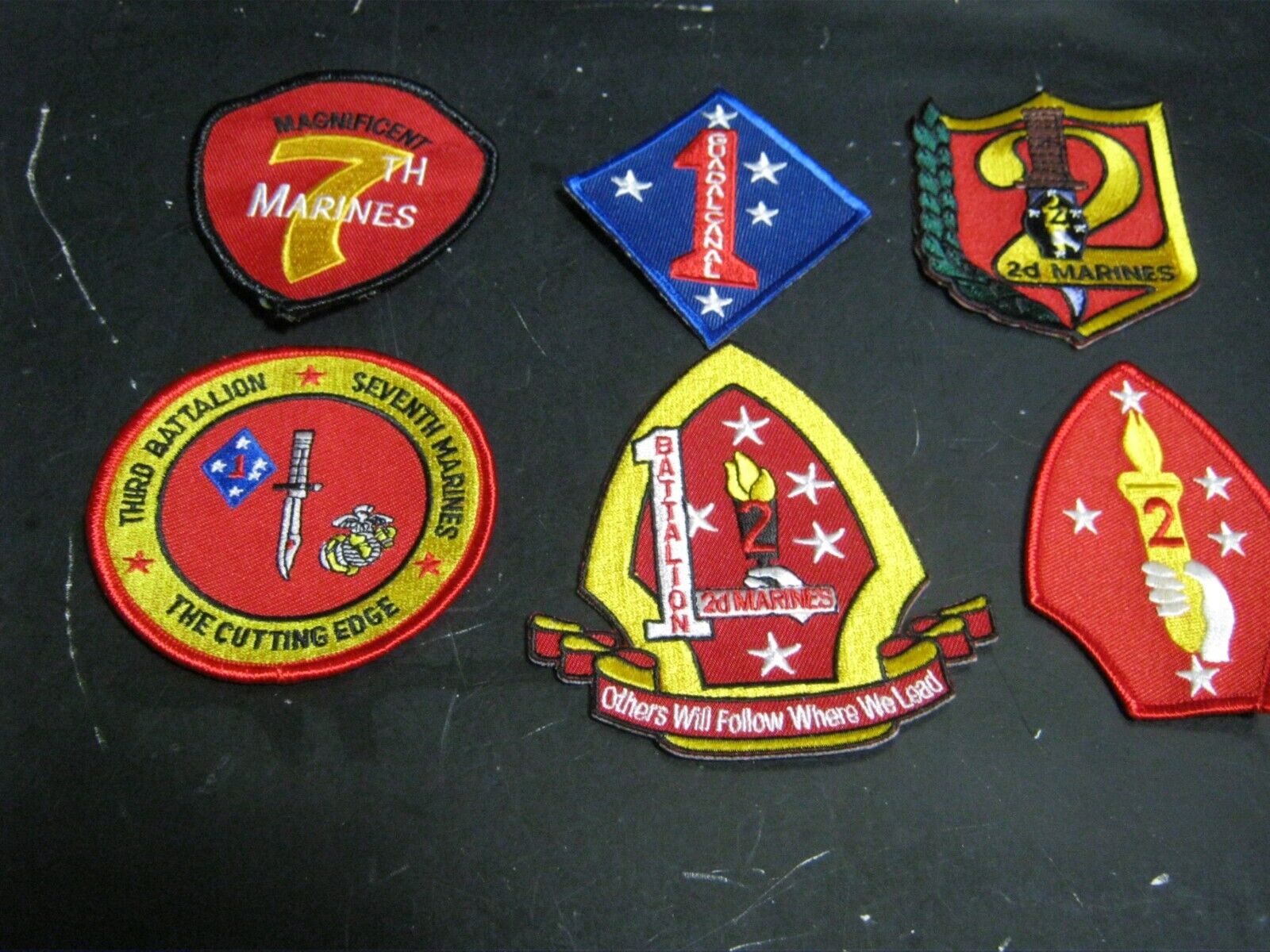 COLLECTION OF 6 - U.S. MARINE CORPS PATCHES
