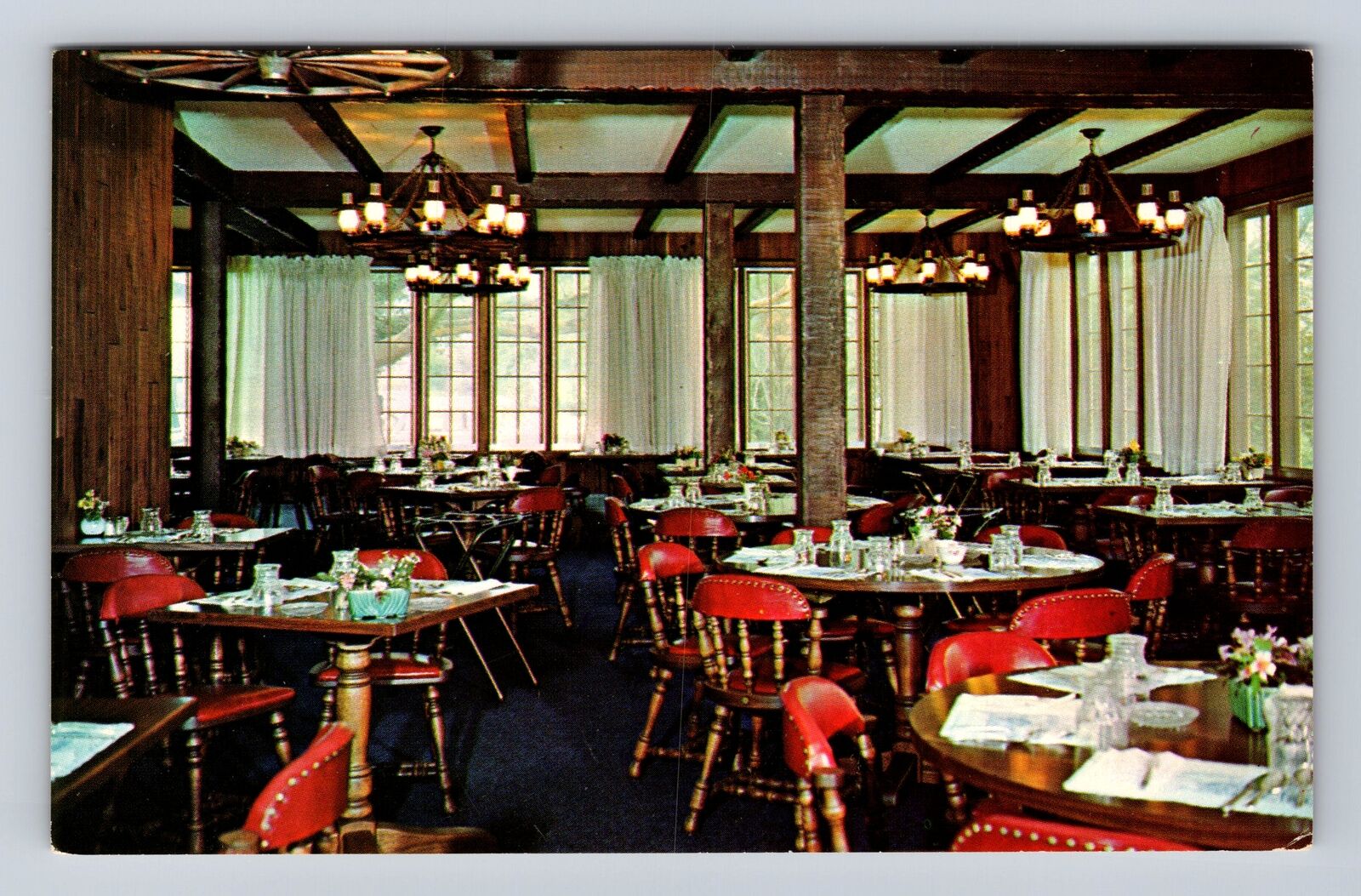 Chatham MA-Massachusetts, Wayside Inn, Dining, Advertising Vintage Postcard