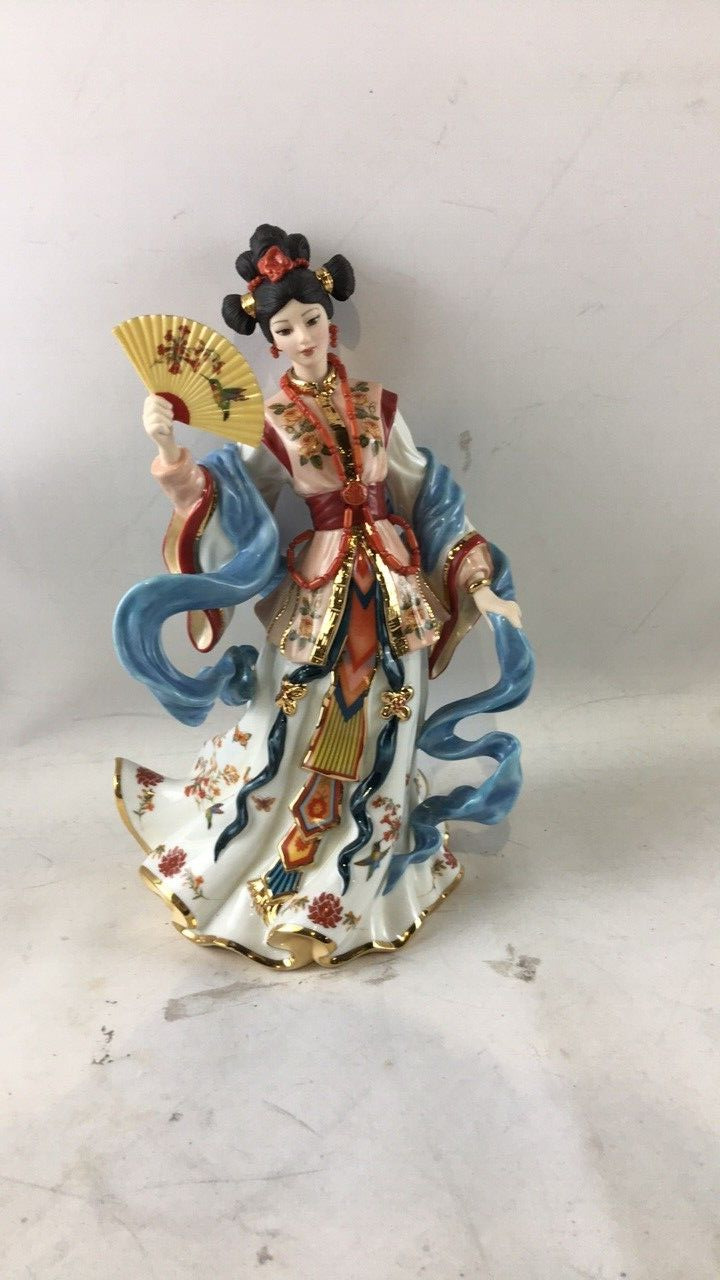 Danbury Mint Coral Princess porcelain figurine by Lena Liu approx. 10\