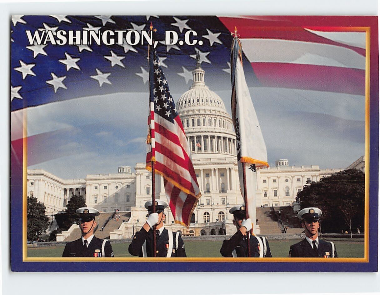 Postcard The Nations Capitol Building Washington DC USA