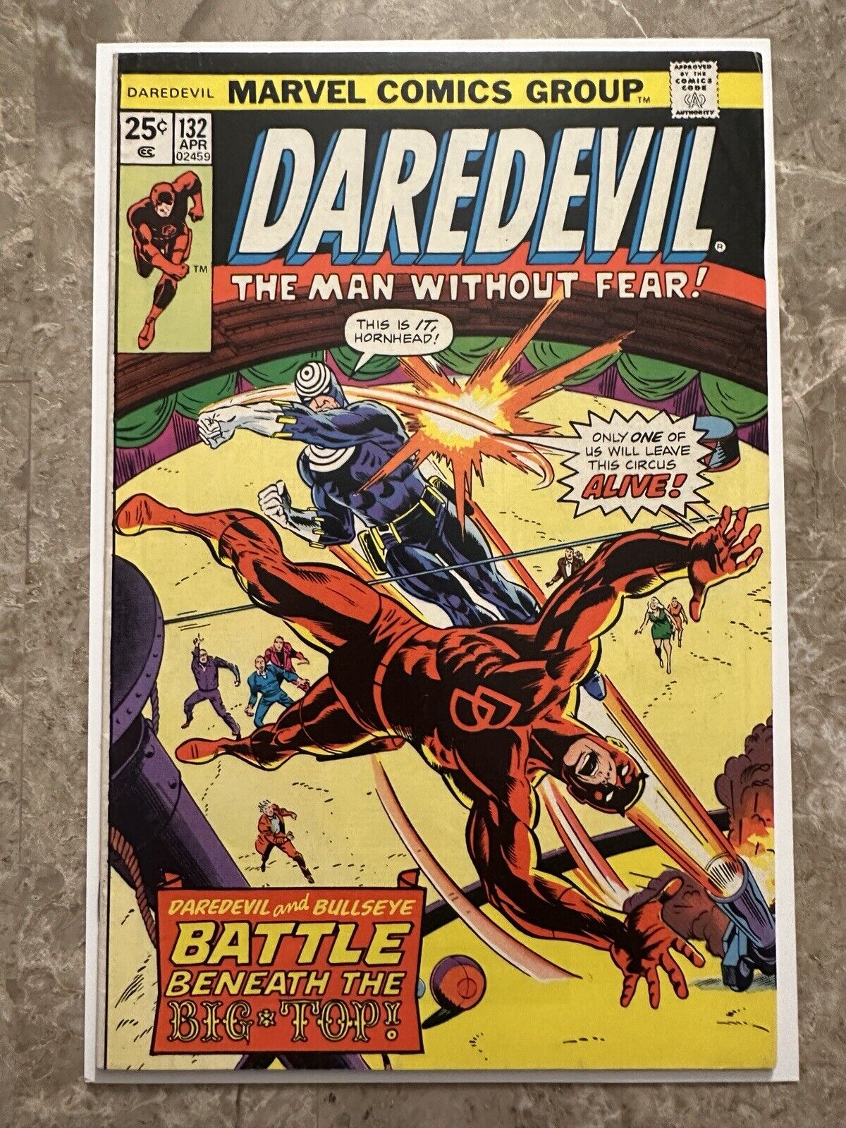 Daredevil #132 FN (1976 Marvel Comics) - 2nd Appearance Bullseye