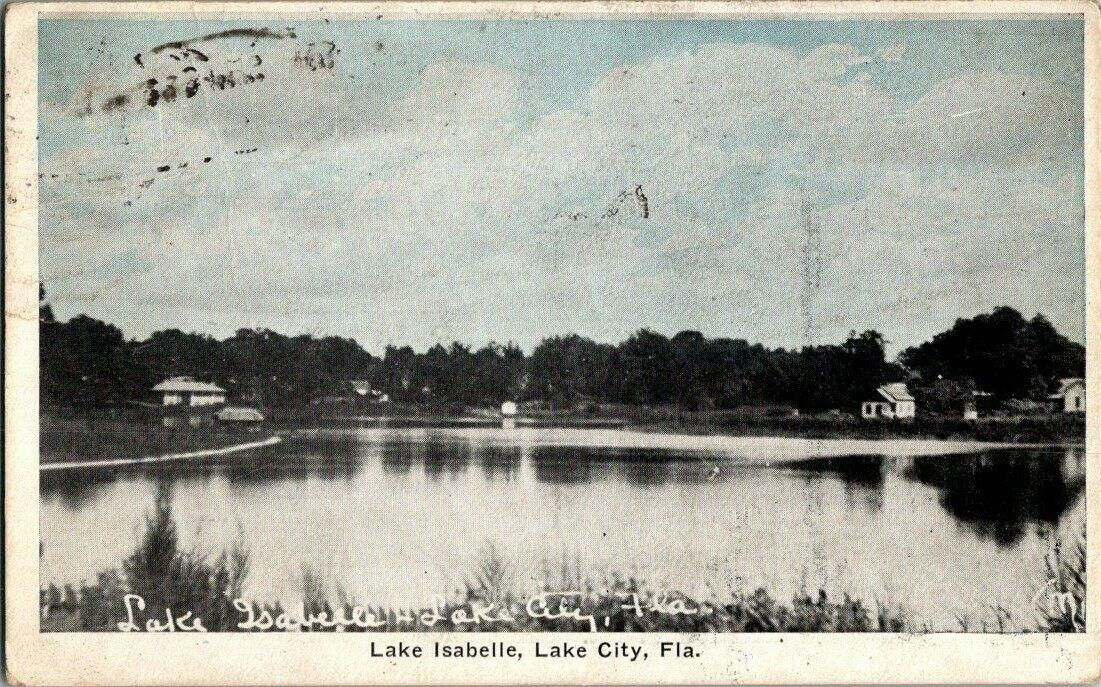 1925. LAKE ISABELLE. LAKE CITY, FL.  POSTCARD. RC13