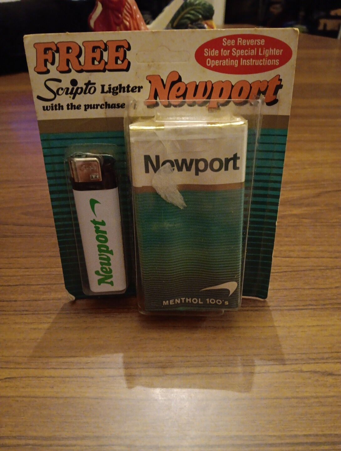 Newport Cigarettes With Free Lighter
