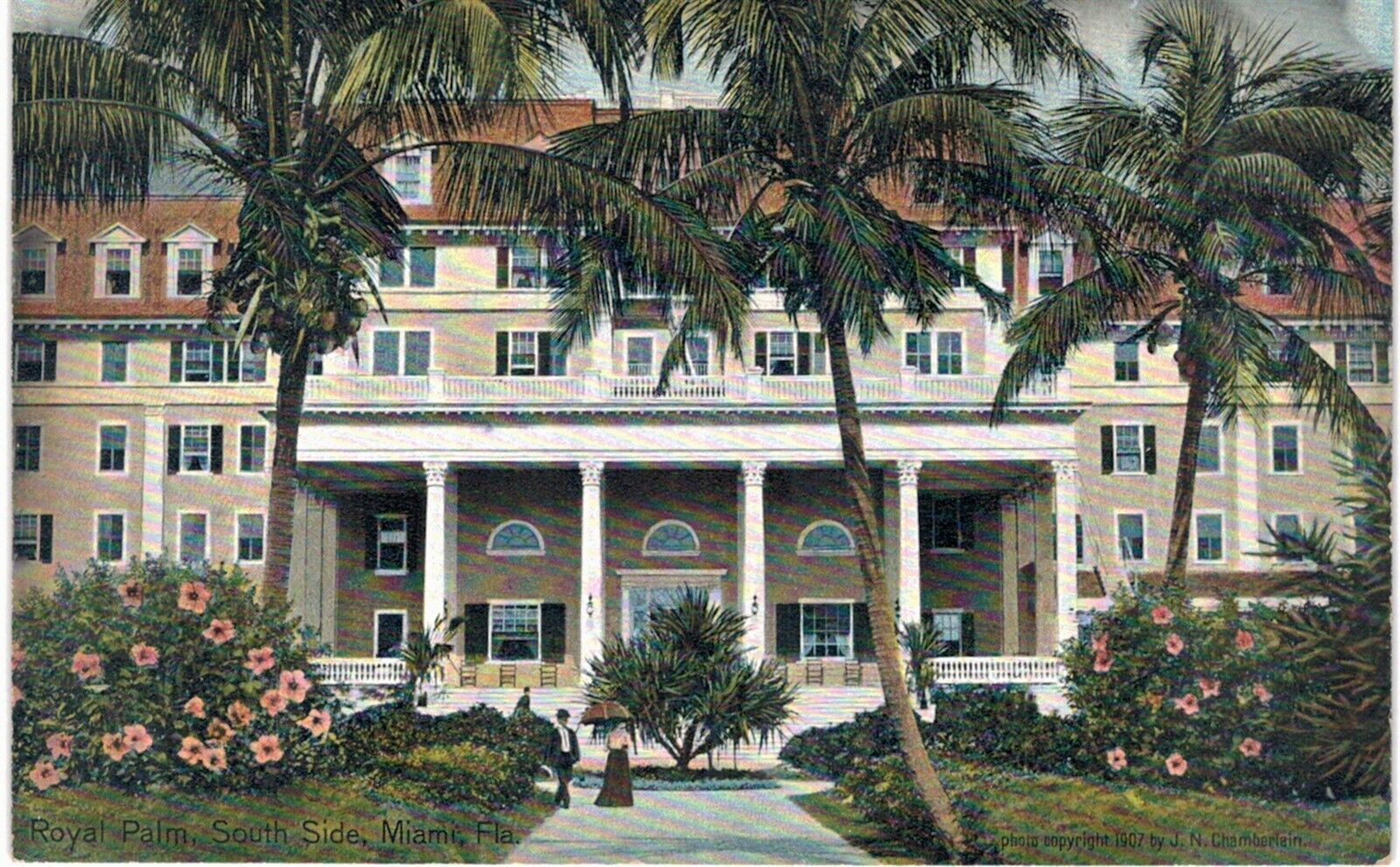 Miami Royal Palms Hotel Entrance 1910 FL 