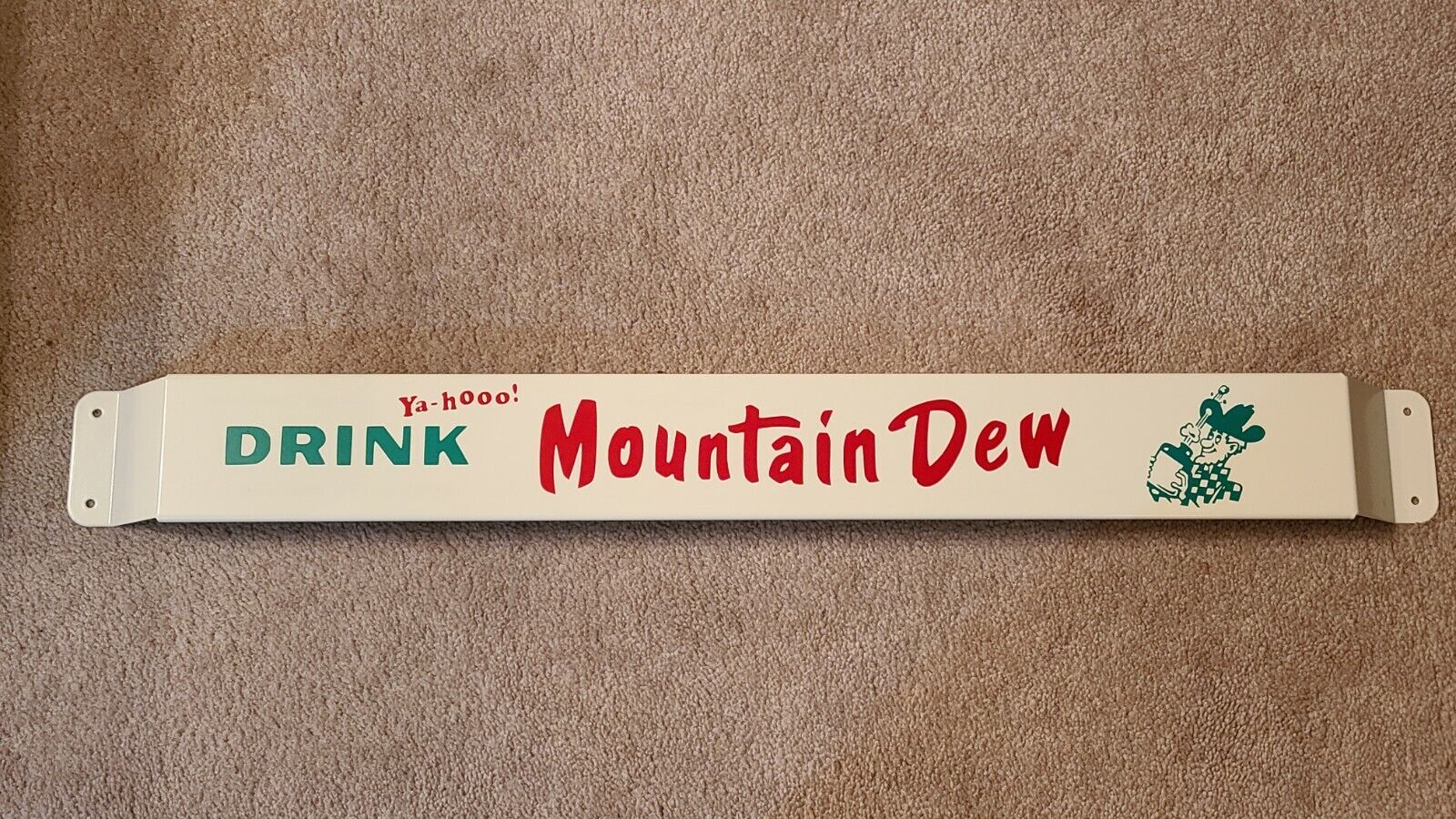 30'' Door push bar Mountain Dew Drink Antique Soda Advertising sign