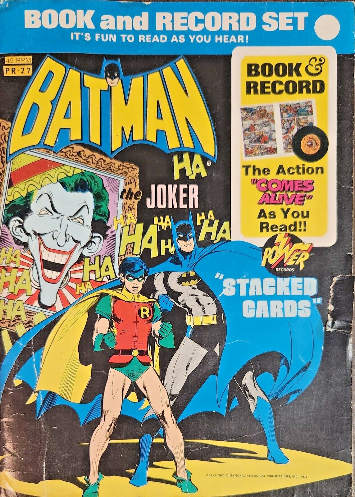BATMAN: Stacked Cards Book and Record Set \