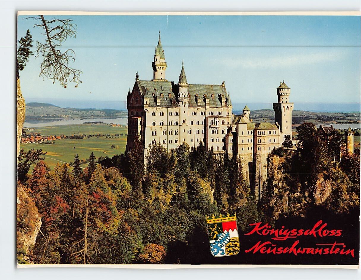 Postcard Königsschloß Neuschwanstein Schwangau Germany
