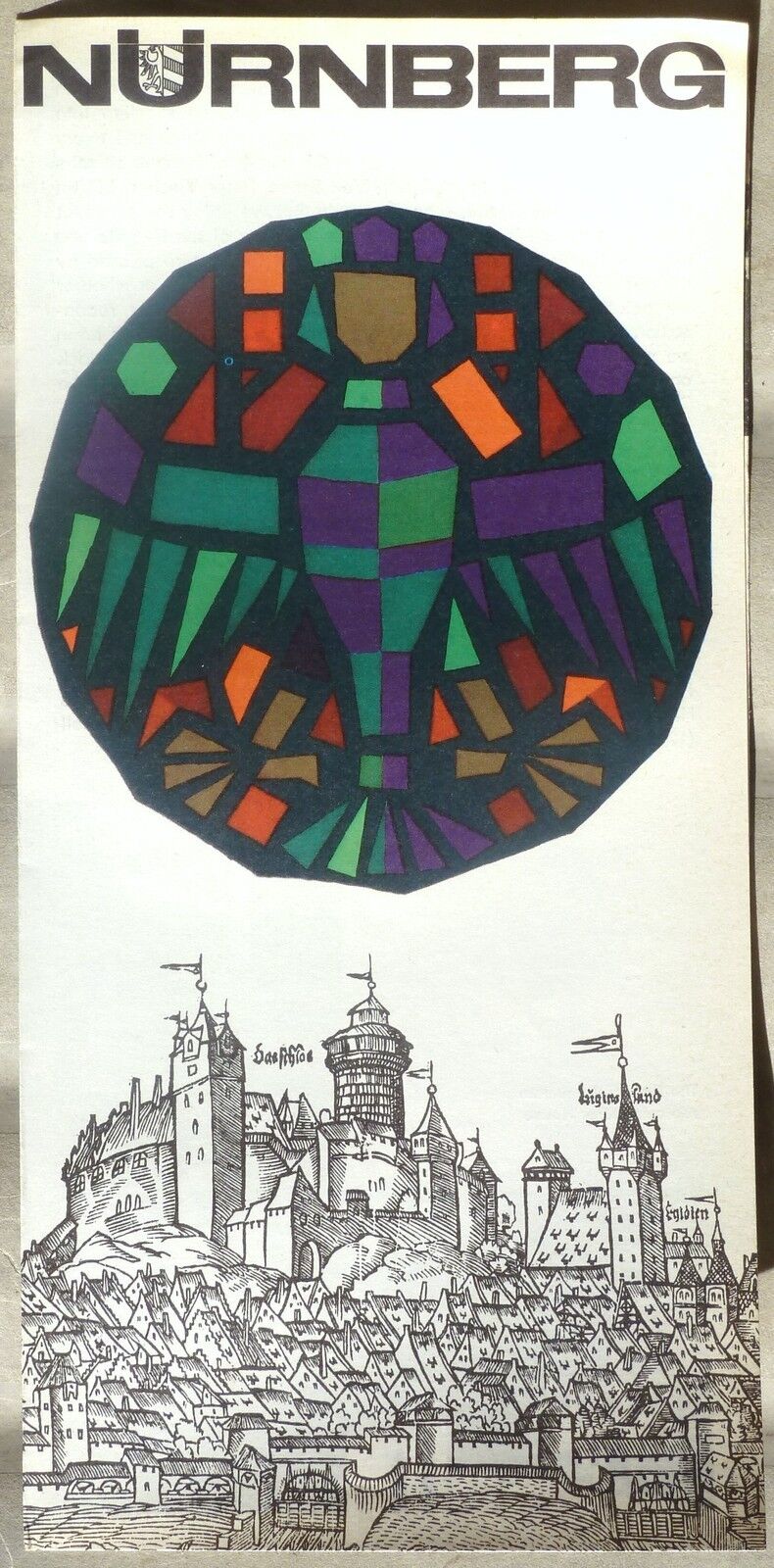 1963 Nurnberg Germany Deutschland vintage English language travel brochure b