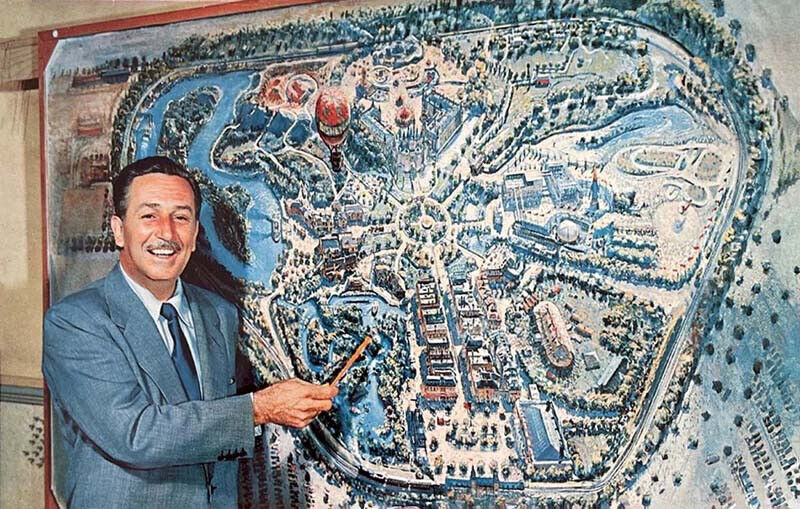 Postcard Vintage-style JUMBO Disneyland MAP Adventureland Brand New Reproduction