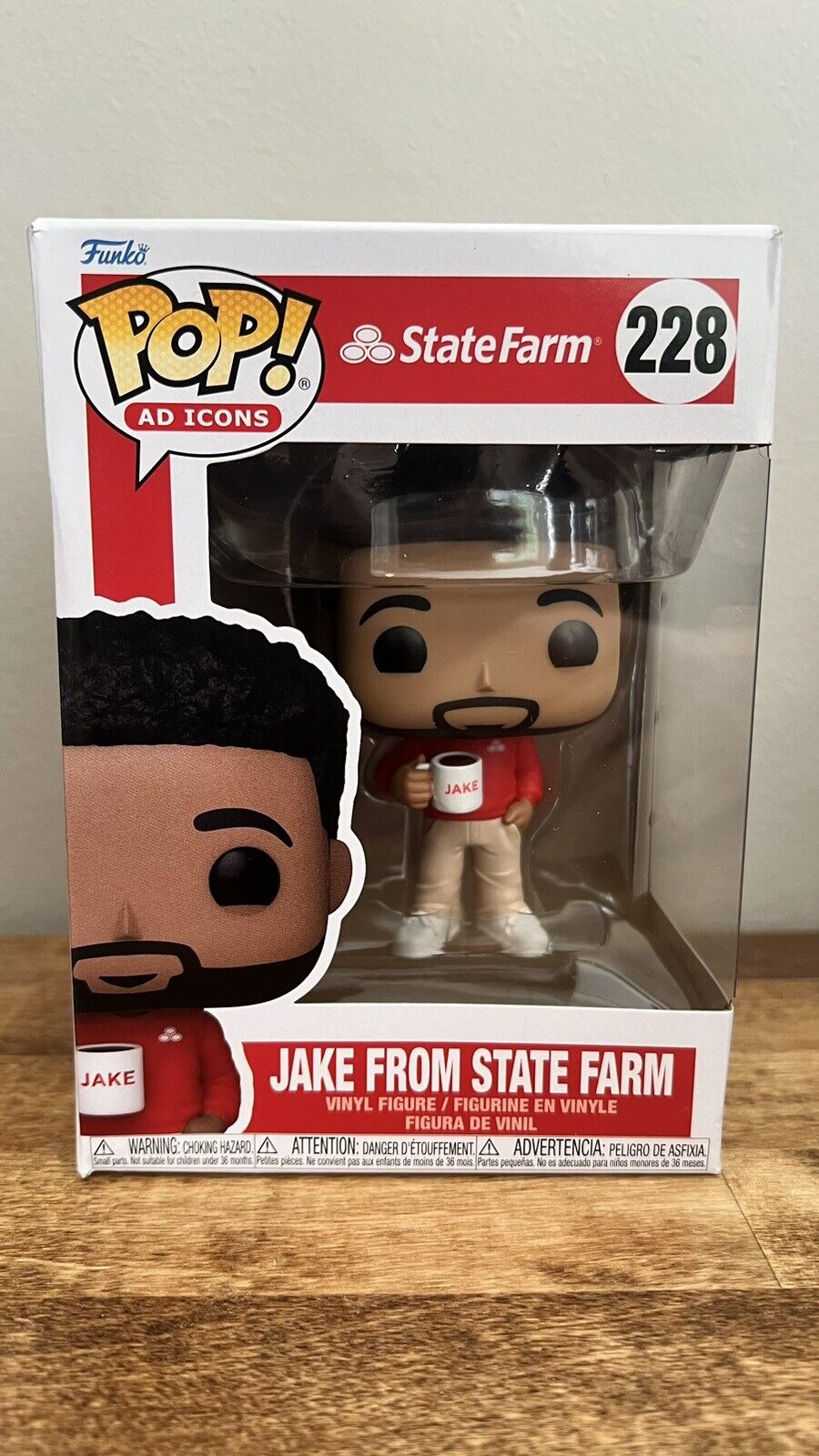 Funko POP Official Jake From State Farm Exclusive #228 Vinyl Brand New
