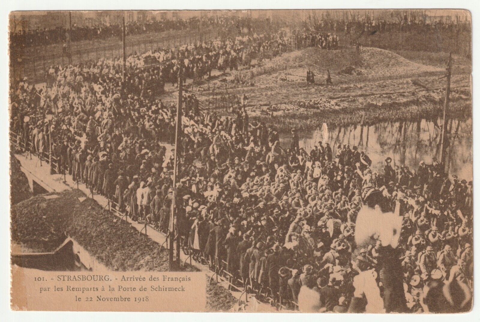 Postcard France Takes Back Strasbourg from Germany Nov 22 1918 Unposted