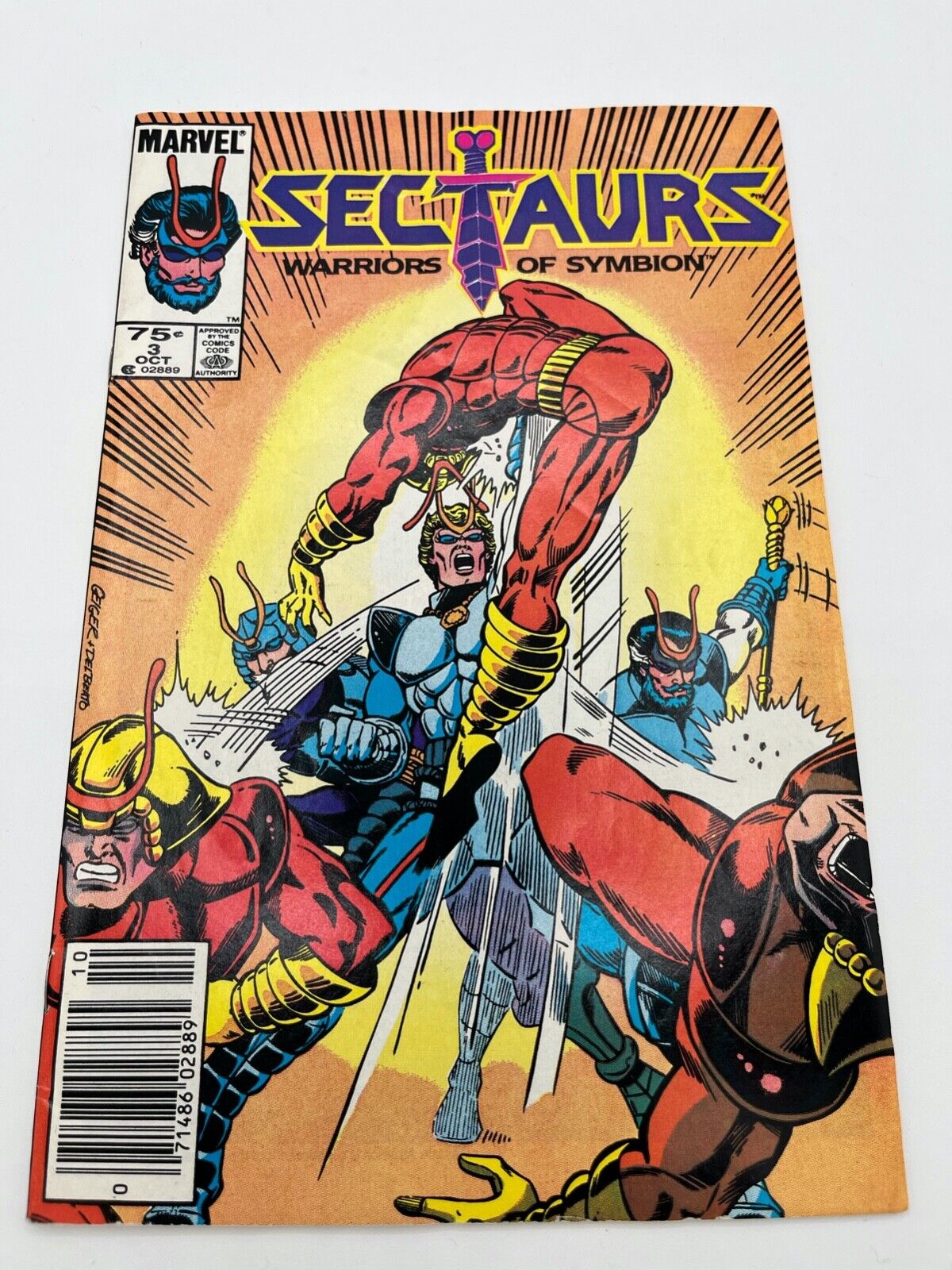 Sectaurs Warriors Of Symbion #3 Marvel 1985 Pre-Owned Very Good