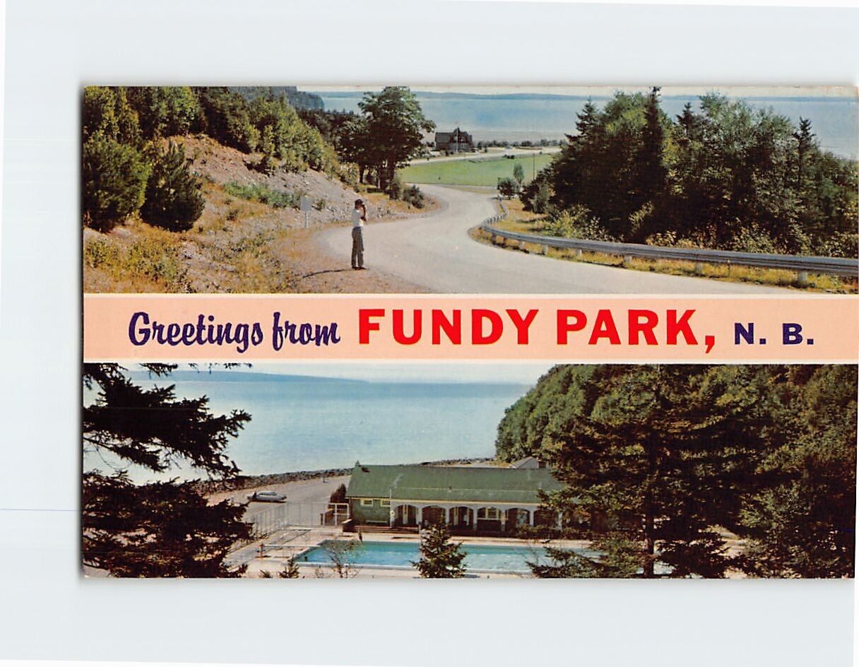 Postcard Greetings from Fundy National Park New Brunswick Canada