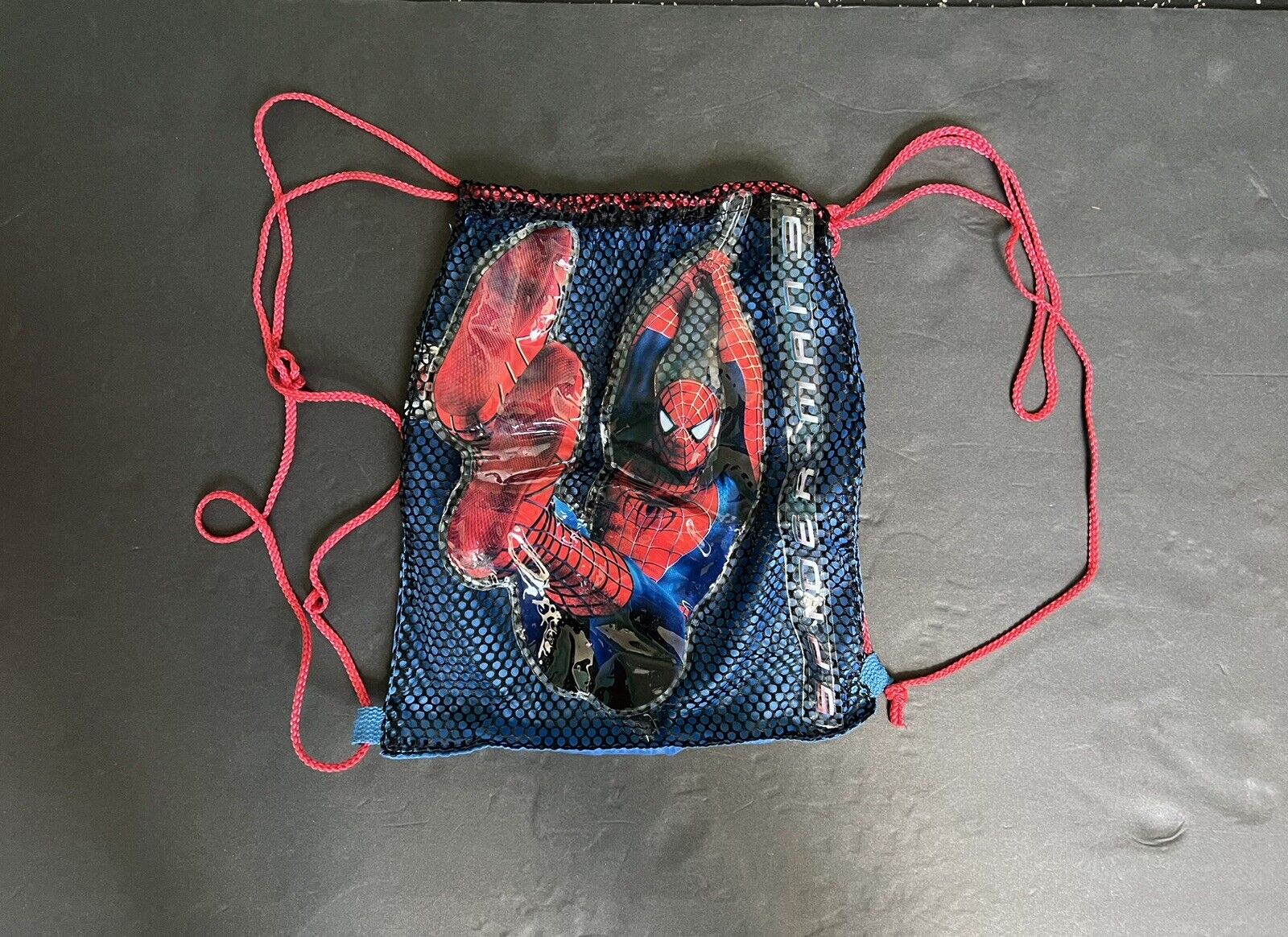 Spider-Man 3 Original 2007 Drawstring Childs Bag Licensed Vintage Raimi Tobey