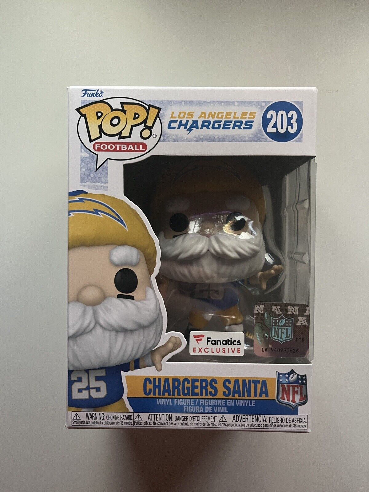 Funko POP NFL Football - Limited Los Angeles Chargers Santa Claus
