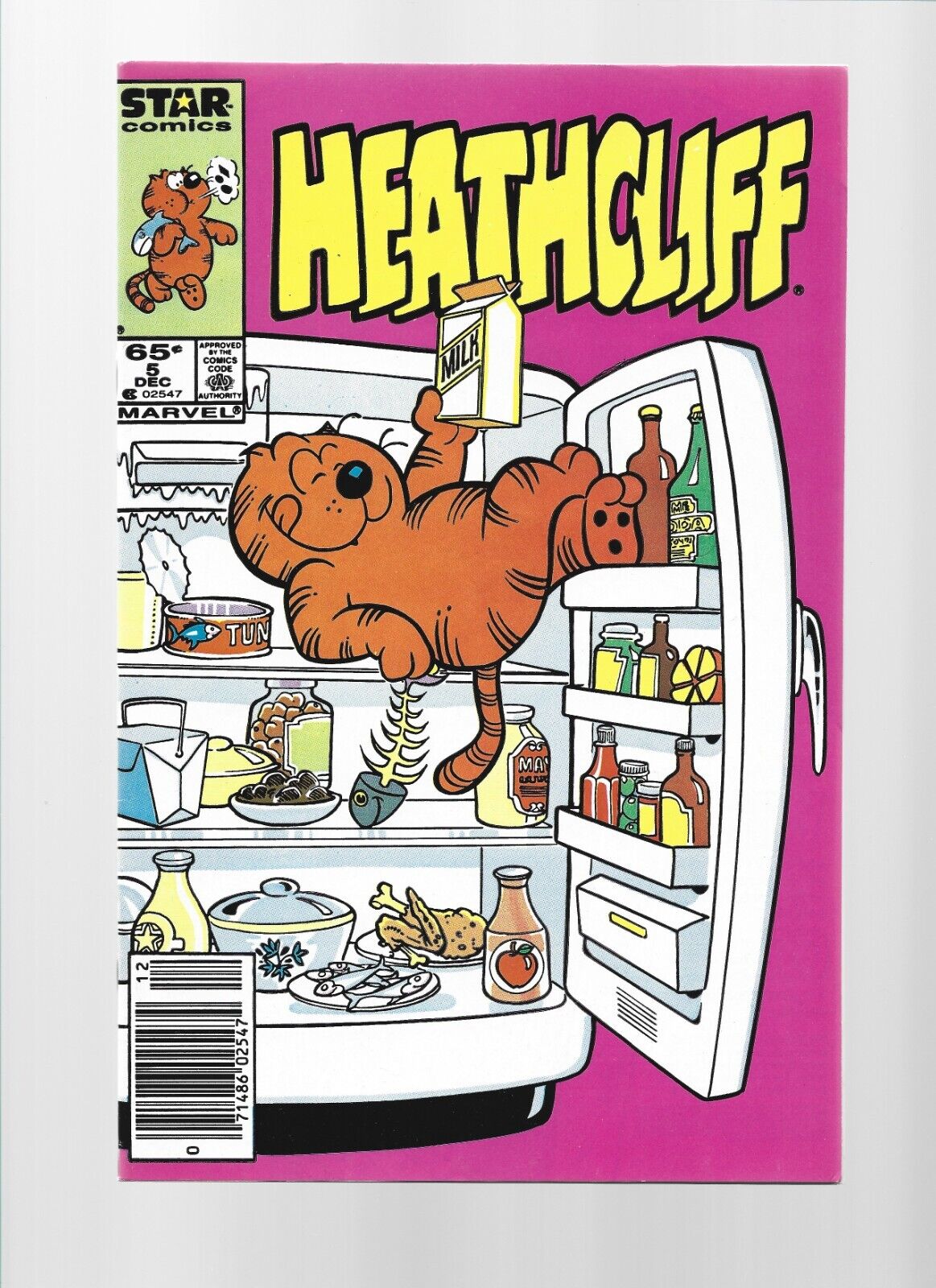 Heathcliff #5 / Marvel Star Comics 1985