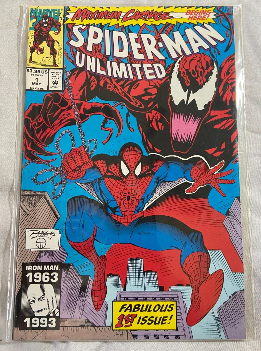 Marvel Comics Spider-Man Unlimited #1; Maximum Carnage - NM Direct Edition