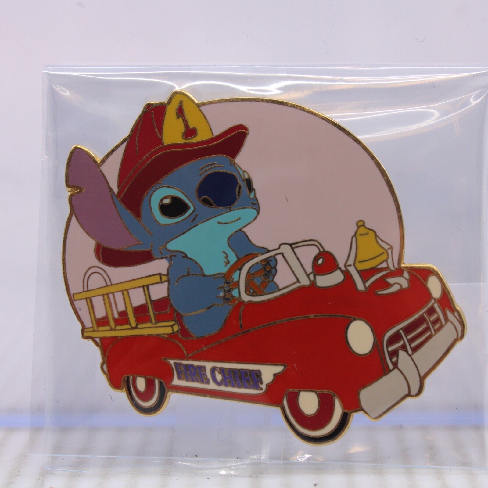 Disney Auctions LE 1000 Pin Stitch Fire Chief
