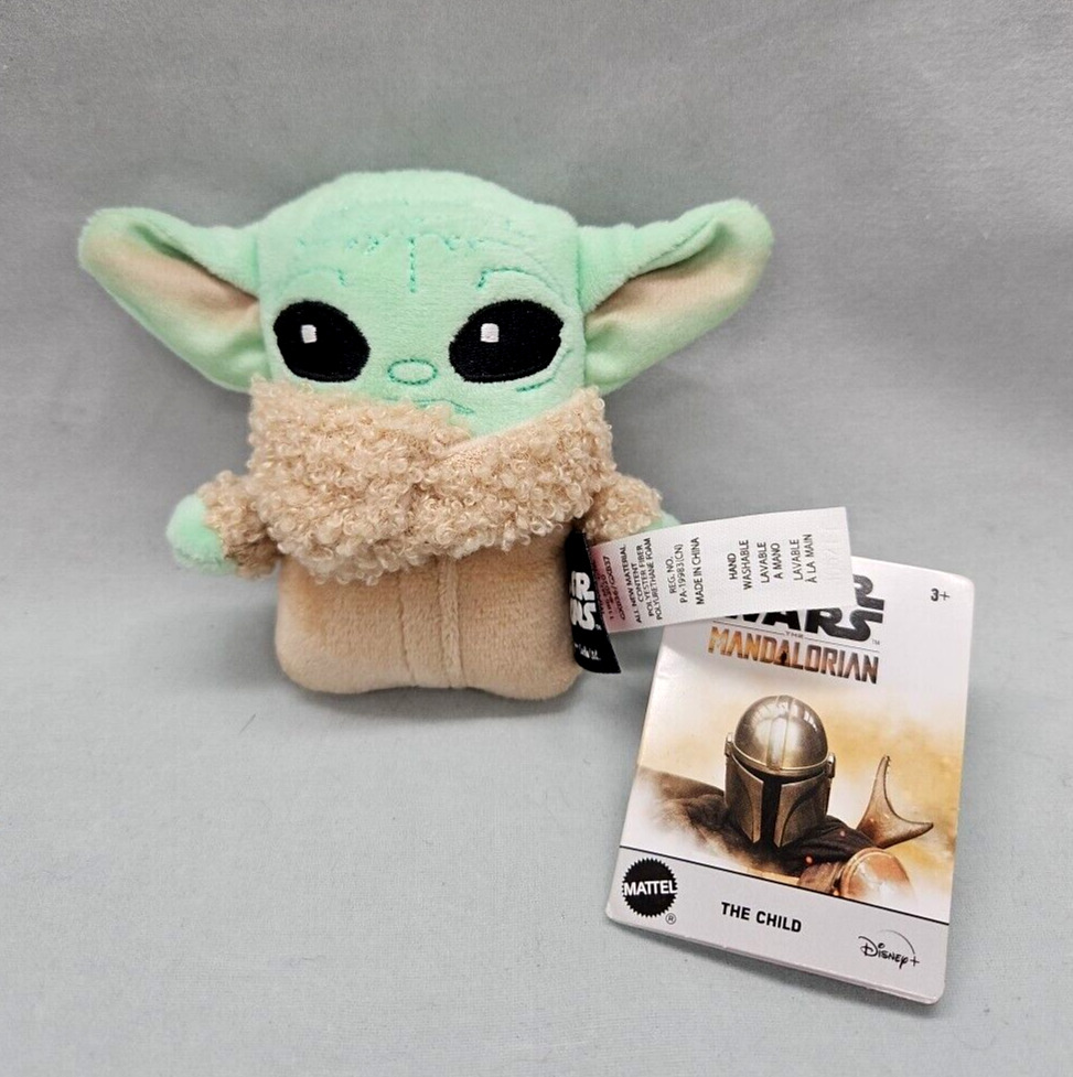 Mattel Star Wars The Child Grogu 4in Mini Plush The Mandalorian Baby Yoda