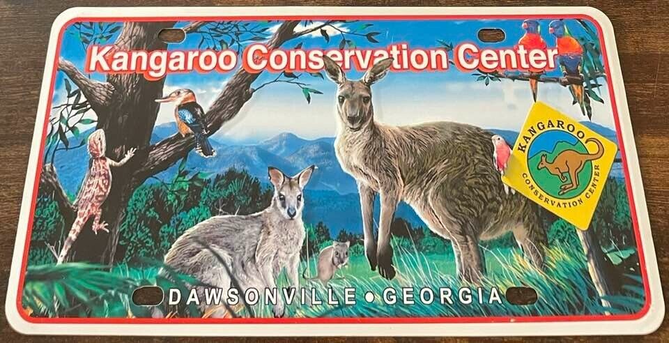 Kangaroo Conservation Center Booster License Plate Dawsonville Georgia