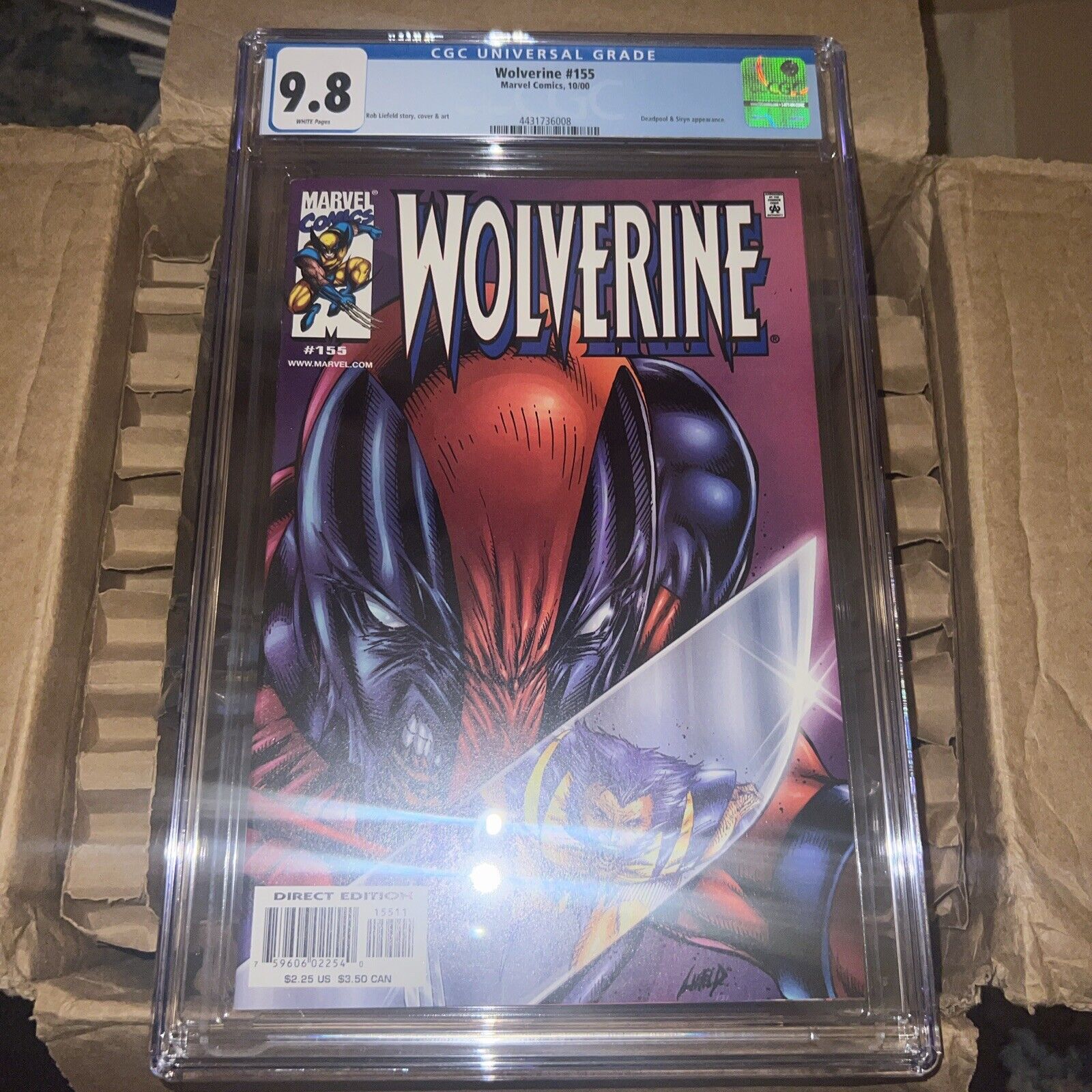Wolverine (1988) #155 CGC 9.8 NM/MT