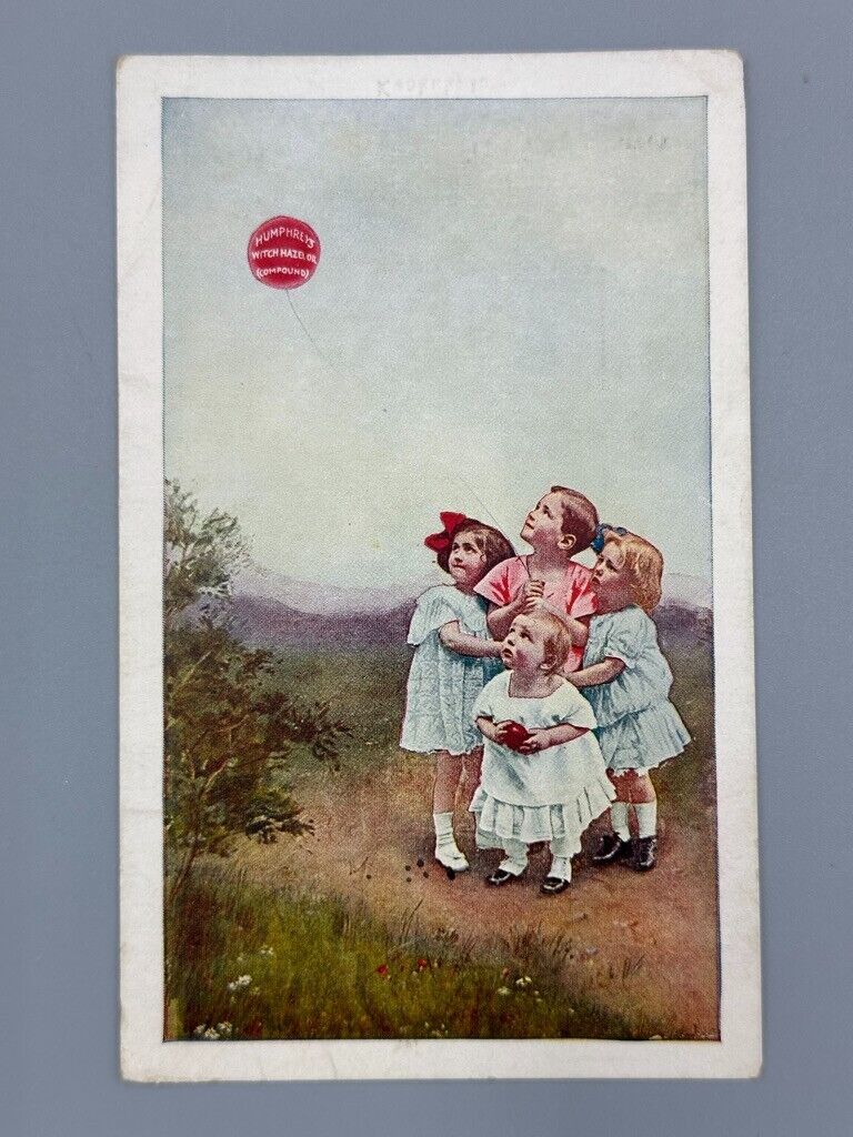 c 1910 Humphrey\'s WITCH HAZEL OIL Drug Medicine Advertising Postcard