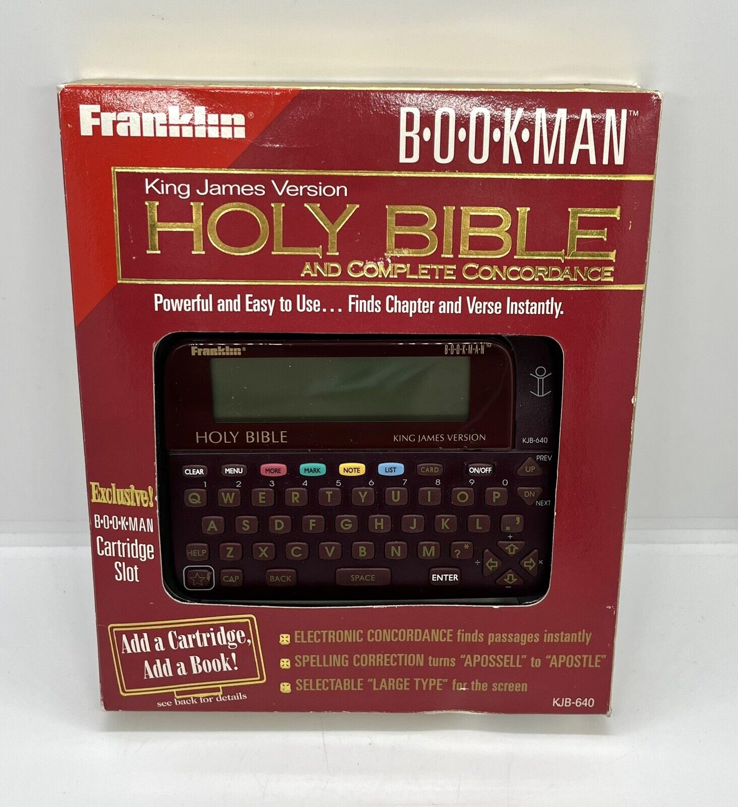 Franklin Electronic The Holy Bible King James Version 1995 KJB-640