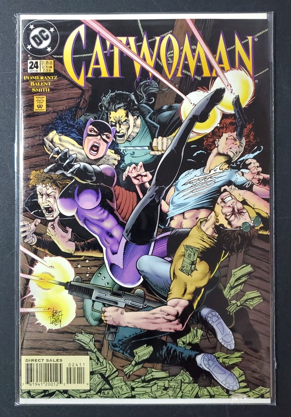 Vintage Catwoman DC Comic Issue 24 (Sept 1995) Bagged & Boarded~NM~Free Shipping