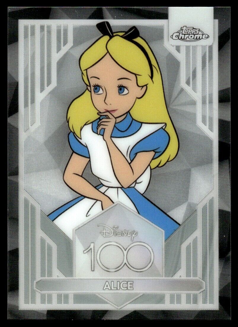 2023 Topps Chrome Disney 100 Alice #44 Alice in Wonderland