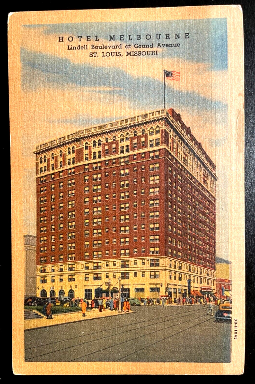 Vintage Postcard 1943 The Melbourne Hotel, St. Louis, Missouri (MO)