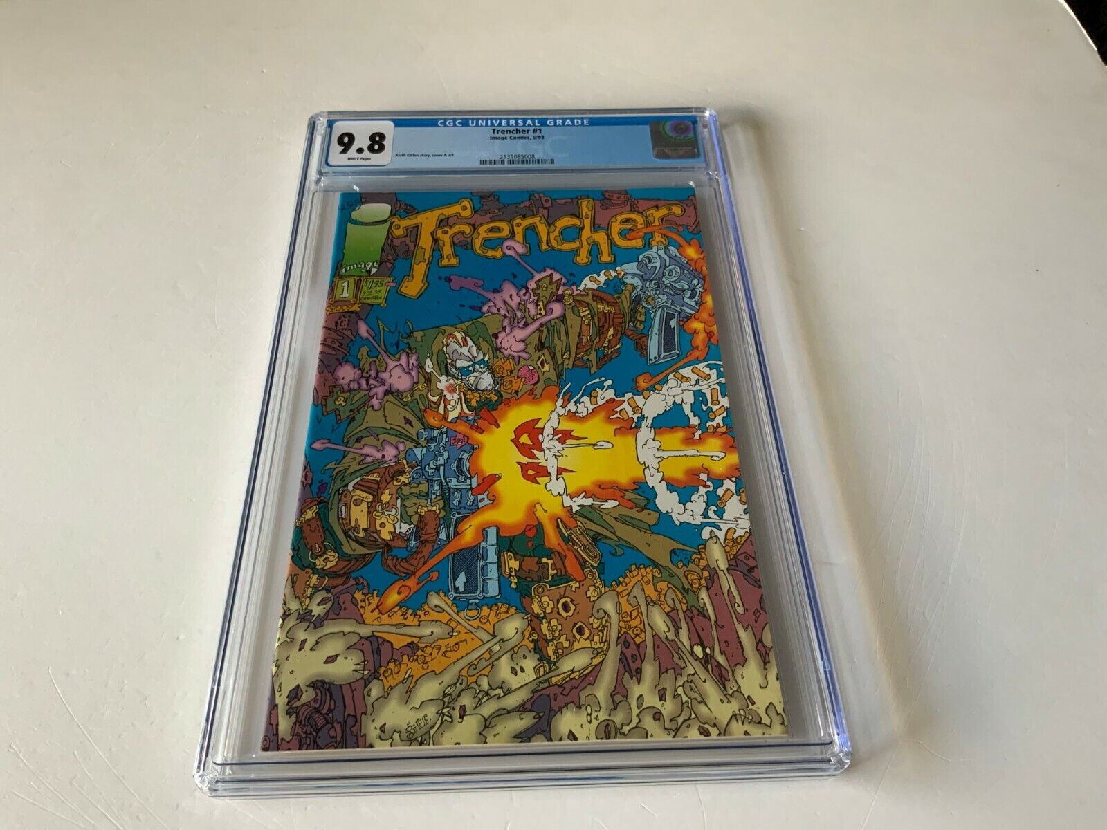 TRENCHER 1 CGC 9.8 WHITE PAGES KEITH GIFFEN IMAGE COMICS 1993