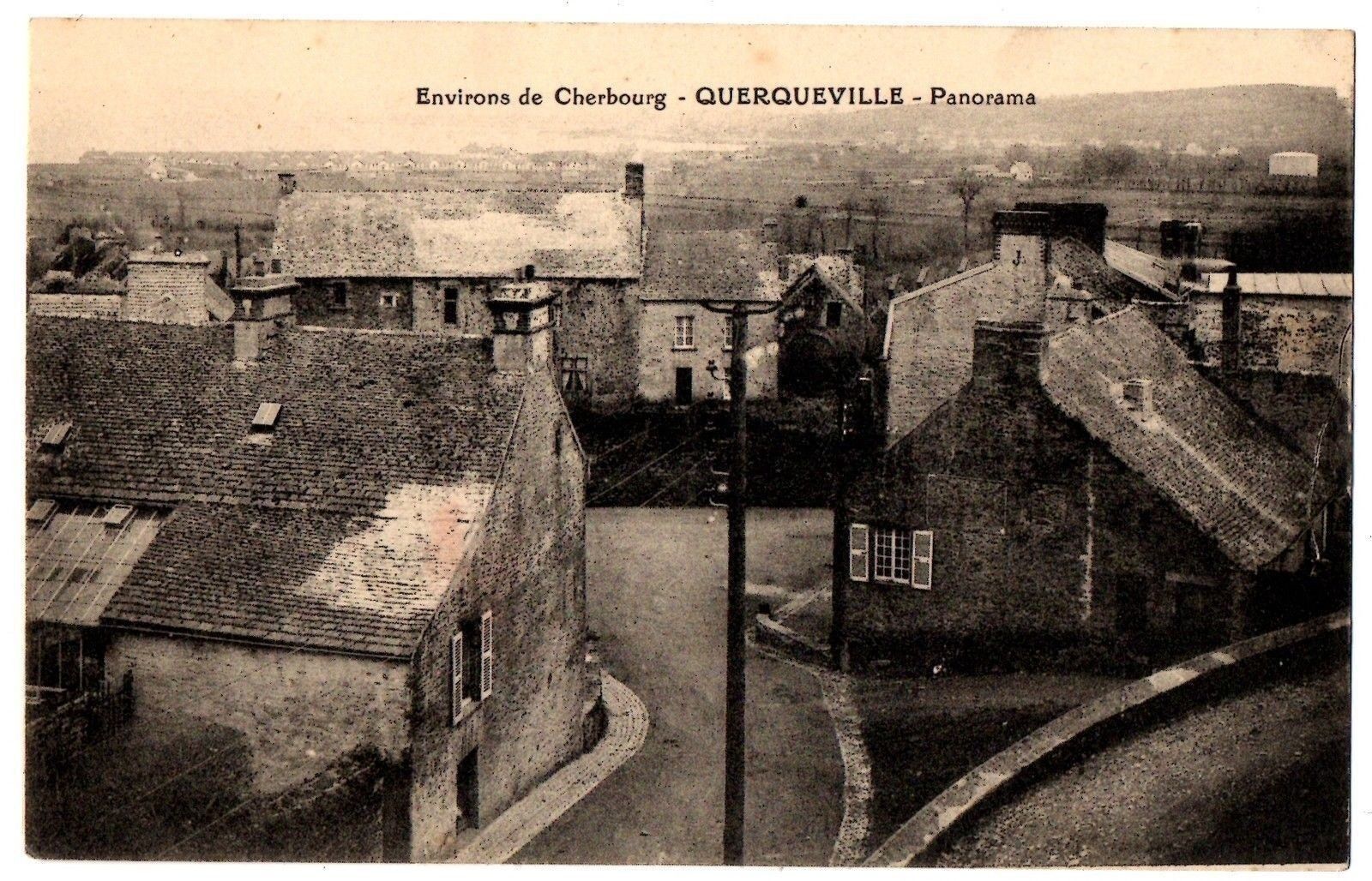 CPA 50 - QUERQUEVILLE (Channel) - Panorama (around Cherbourg)