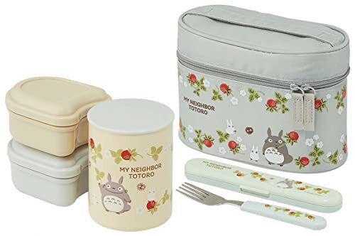 My Neighbor Totoro Insulation lunch Box Bento Jar 560ml raspberry gray Ghibli