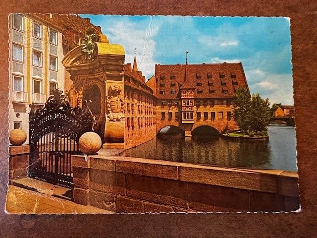 Postcard: rppc Nurenberg Restaurant Heilig-Geist-Spital Nürnberg Vintage