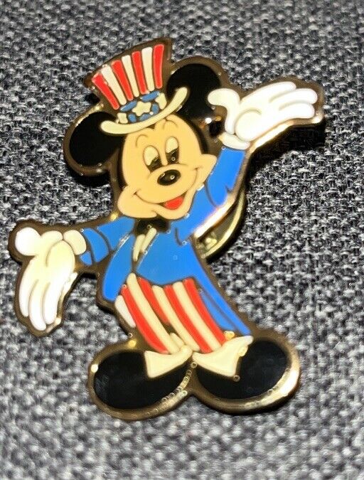 VTG Disney Kodak Mickey As Uncle Sam 1989 Official Disney Pin