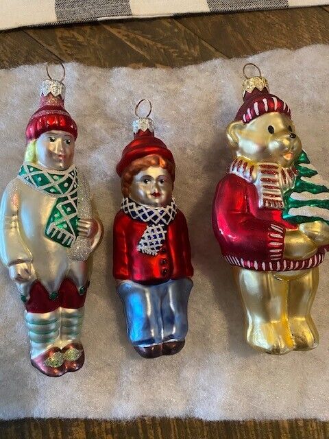 Lot of 3 Vintage Patricia Breen Ornaments