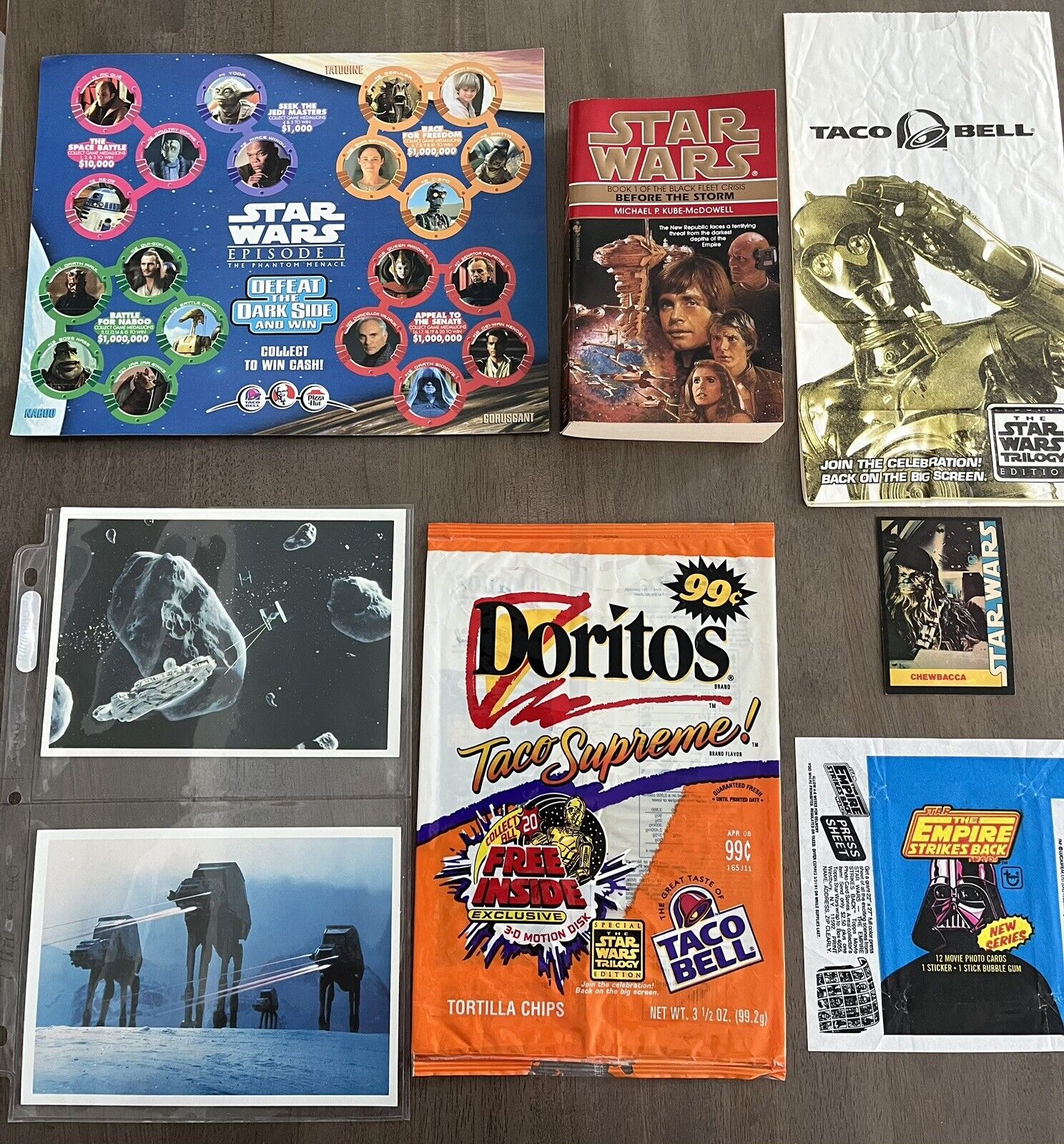 Vintage Star Wars Promotional Items, Lot. Scarce