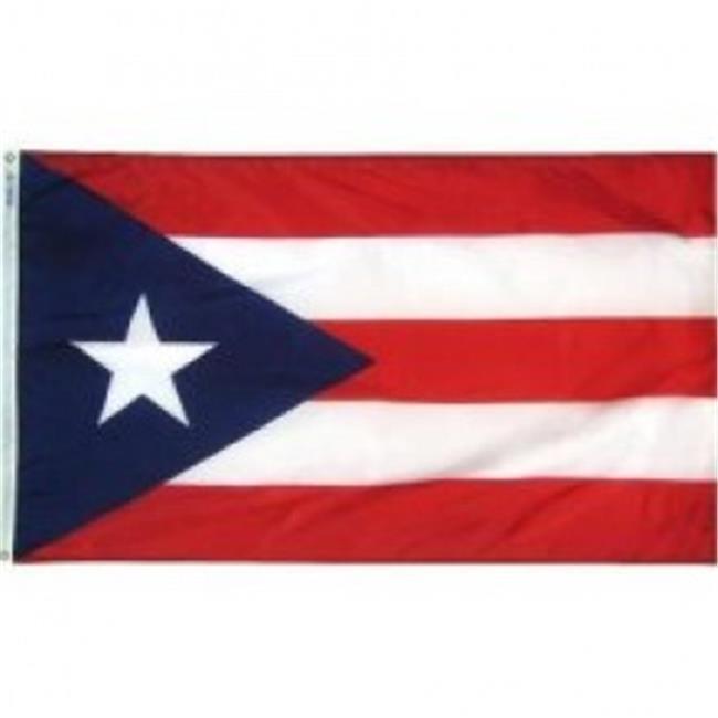 Annin Flagmakers 146760 3 ft. x 5 ft. Nyl-Glo Puerto Rico Flag