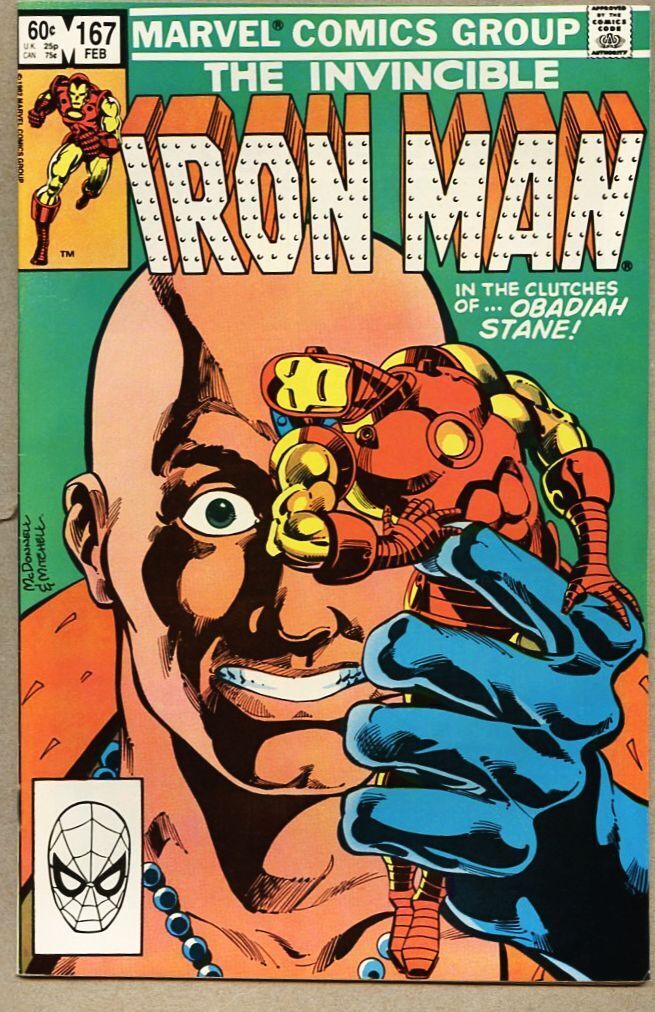 Iron Man #167-1983-vf- 7.5 Denny O'Neil Marvel Luke McDonnell
