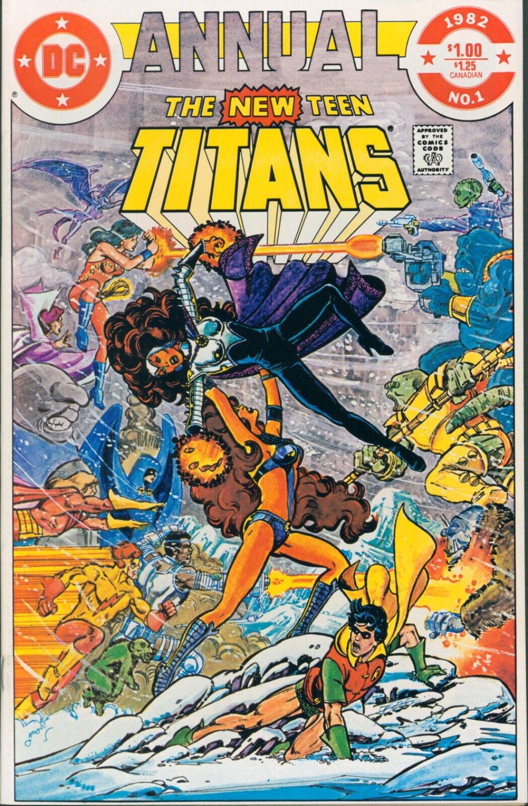 THE NEW TEEN TITANS ANNUAL #1 ~ DC COMICS 1982 ~ VF+ ~ \