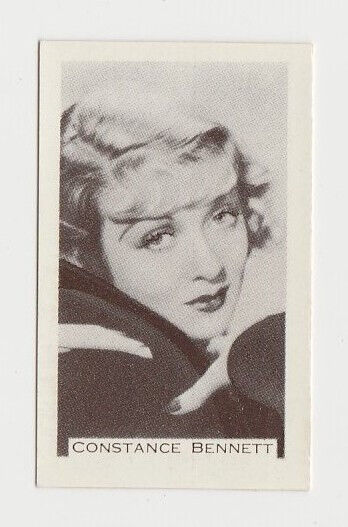 Constance Bennett vintage 1936 Facchino's Cinema Stars Trading Card #53 Sharp NM