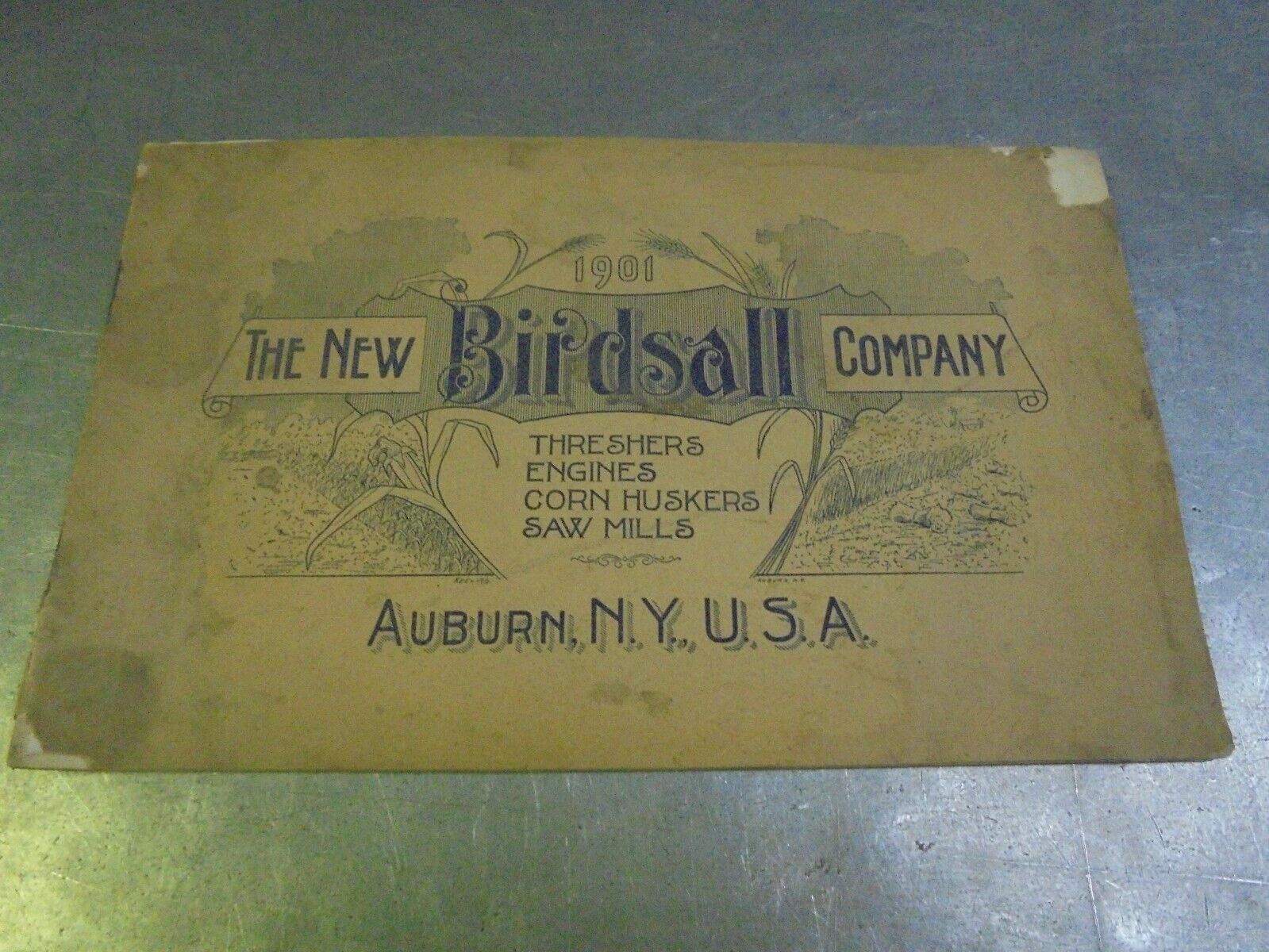 Vintage 1901 The New Birdsall Company Catalog Steam Engines Threshers Huskers