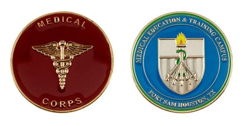 Fort Sam Houston Army Medical Service Challenge Coin