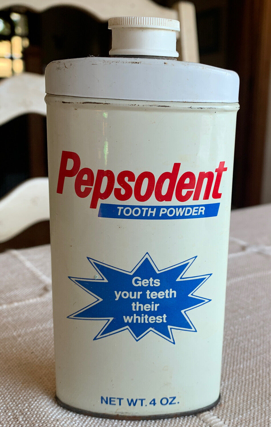 Vintage Ammoniated Pepsodent Tooth Powder 4 oz. Tin Lever Brothers USA