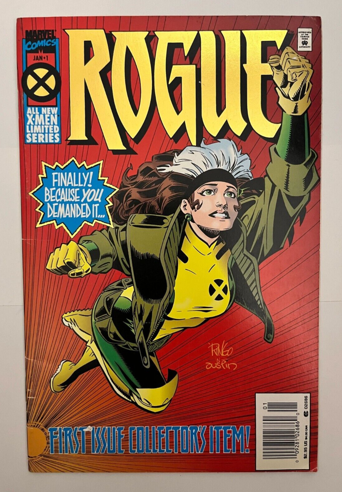 Rogue #1 Marvel 1995 Foil Cover