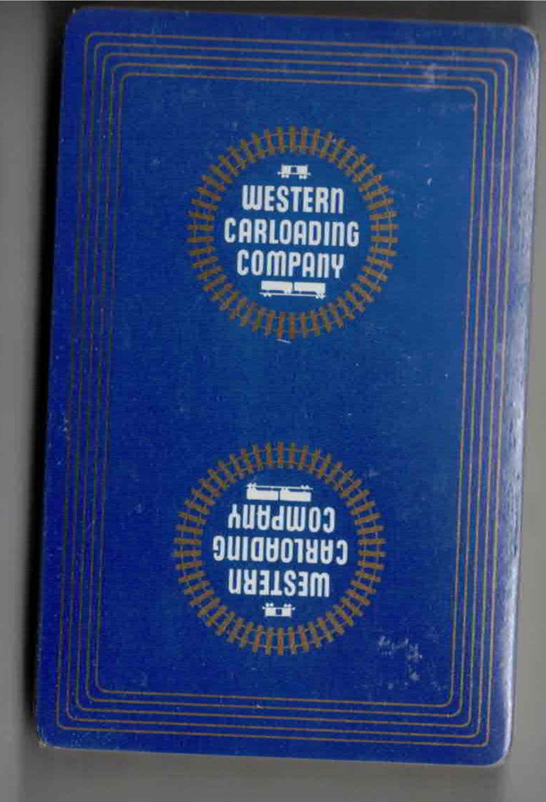 Vintage Western Carloading Company Playing Cards Deck Sealed