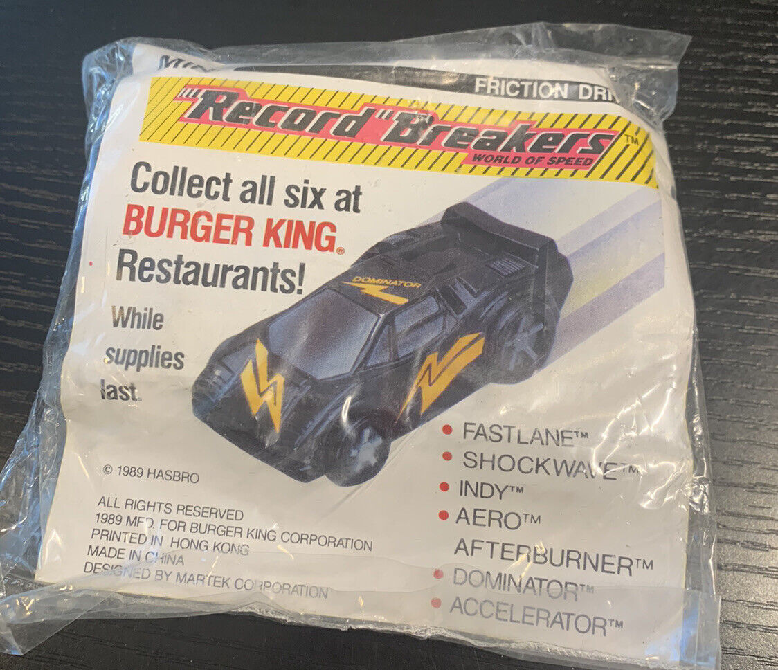 Burger King Record Breakers Dominator 1989 #129a 3008